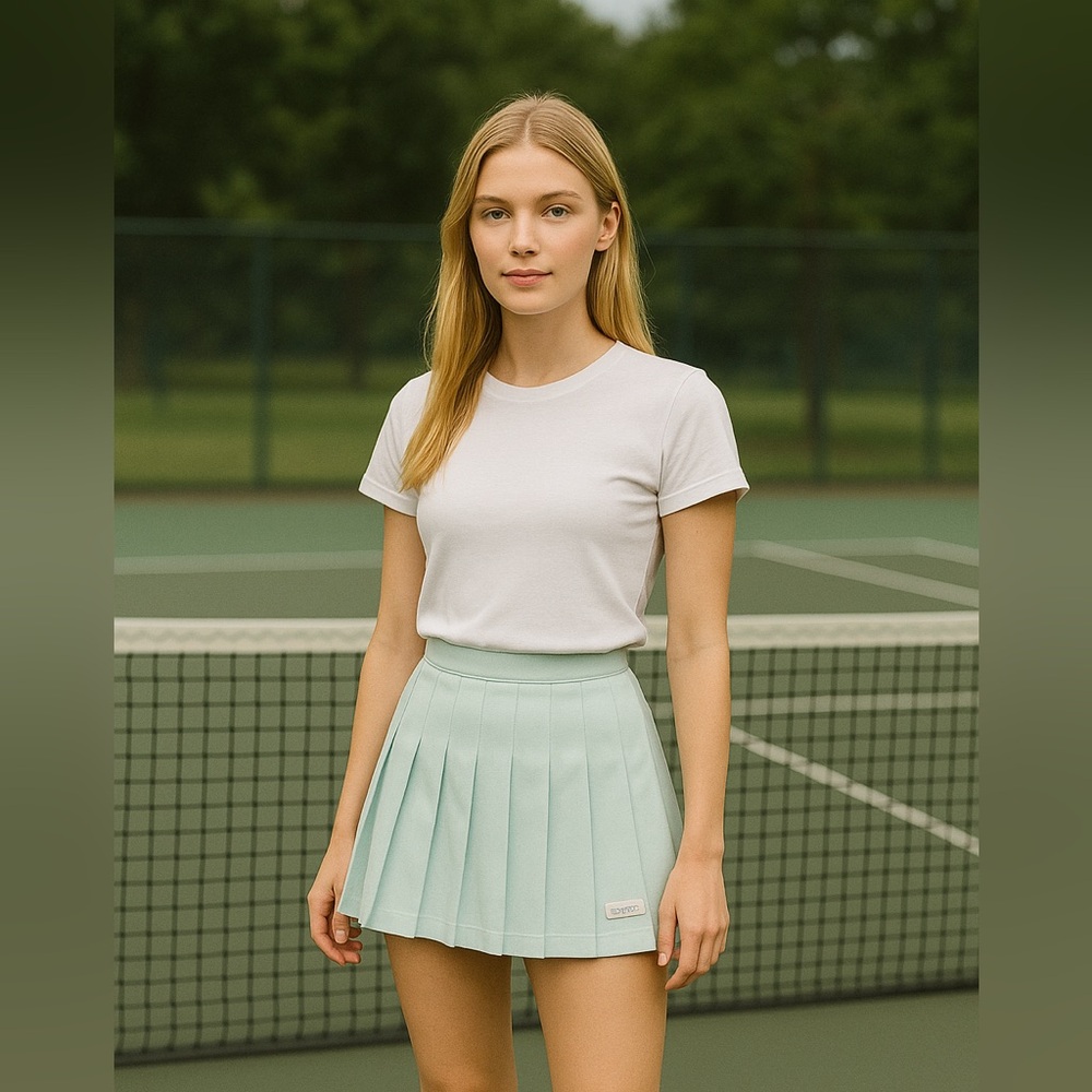 Reebok Vintage Pleated Tennis Skirt‎ – 90s Y2K Athletic Preppy (Size 10)